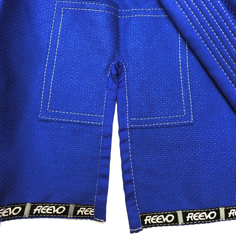REEVO Store حارس أولترالايت - خفيف للغاية - زي بي جي جي للأطفال والبالغين - زي الجيو جيتسو البرازيلية مع حزام أبيض مجاني - Image 4
